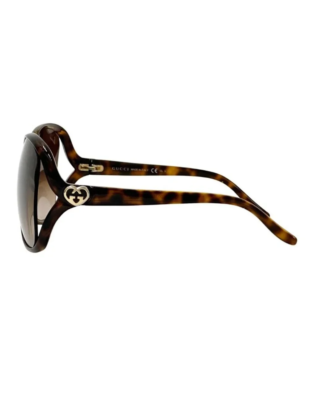 Gucci Sunglasses Bree Brown S Tortoiseshell Pattern GG Eyewear